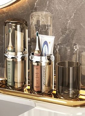 Toothpaste Toothbrush Holder Travel Bathroom Organizer Porta