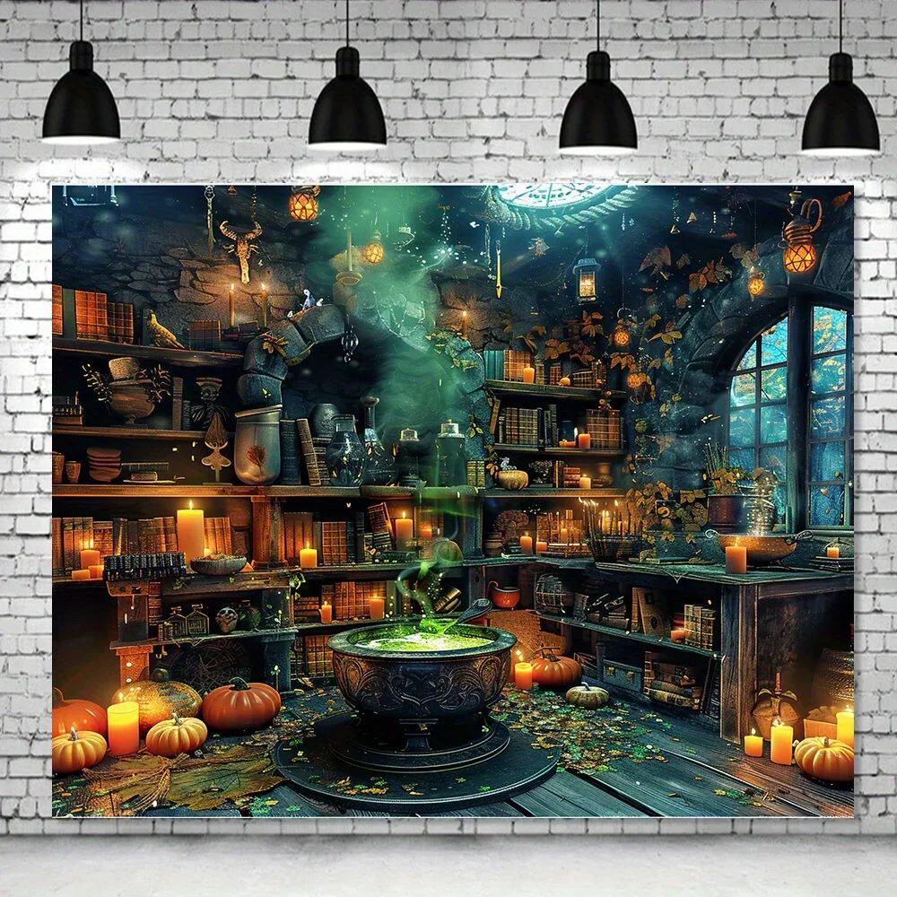 Halloween Horror Background - Witches and Magic Boiler Books