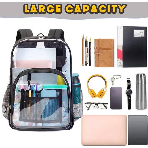 Backpack Waterproof Transparent School Bag Girl Large Capaci