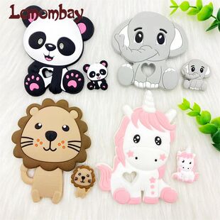 2pc/set Free Animal Silicone Teethers Baby Teething Toy Fox