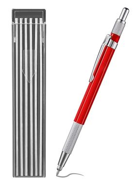 Welders Pencil with 12PCS Refills Metal Marker Mechanical We