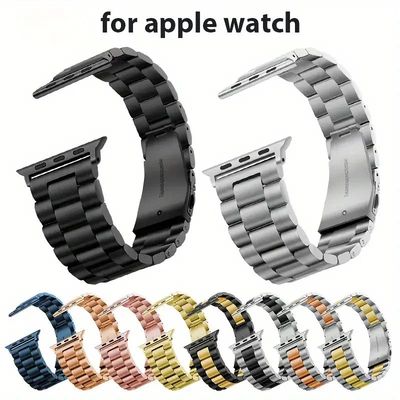 Stainless Steel Strap for Apple Watch band 45mm 44mm Ultra 2