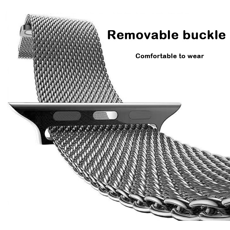 MILANESE STRAP FOR APPLE WATCH BAND 45MM 44MM 42MM METAL COR