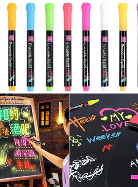 Dust Free Liquid Chalk Pen Erasable Multi-Color Whiteboard A