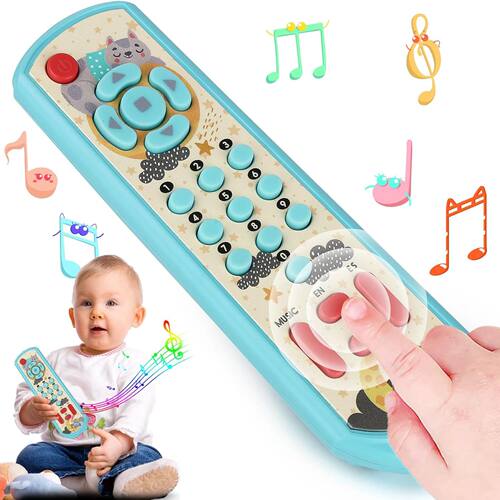 Baby Remote Control Teether Silicone Baby Anti-Eating Gloves