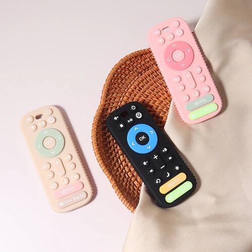 new arrival Baby Silicone Remote Control Teether Baby Anti H