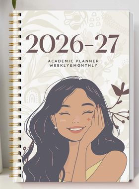 2026-2027 A5 Weekly & Monthly Planner – Jan 2026 to Dec 202