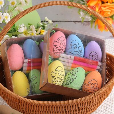 2026 Easter DIY Painting Eggs Kit Cartoon Bunny Egg Craft Se