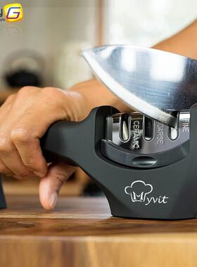 Knife Sharpener 3 Stages Whetstone Kitchen Chef Knives Grind