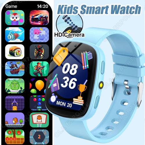 2026 Kids Games Smartwatch 1.83'' HD Screen Camera 22 Intere