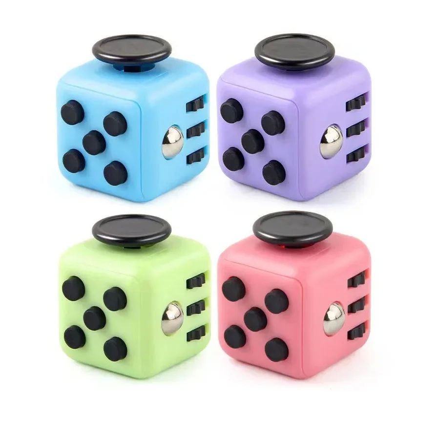 Solid Color Fidget Decompression Dice for Release Stress Aut