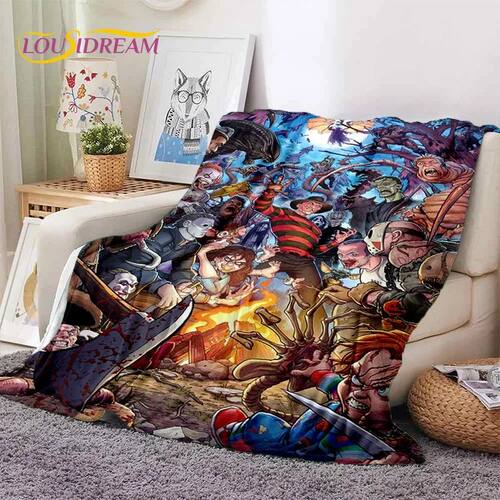 Horror Movie Chucky Pennywise Halloween Saw Character Blanke