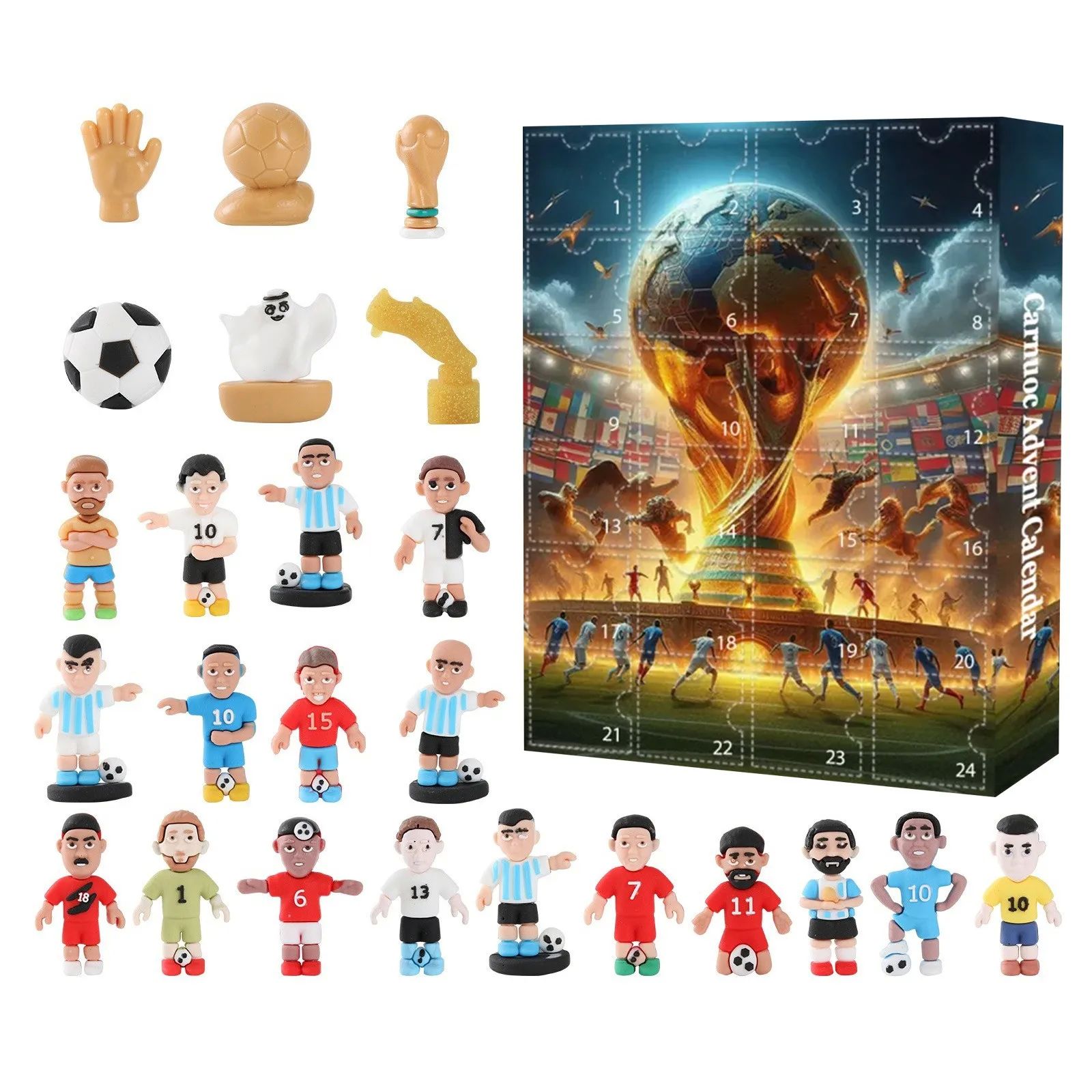 2024 Countdown Advent Calendar Soccer Kit 24 Days Building A
