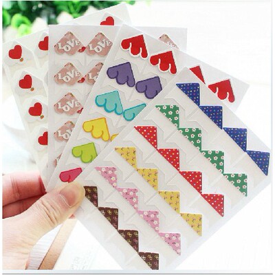 Diy Photo Album Accessories 24 Pieces Of Garden Flag Corner