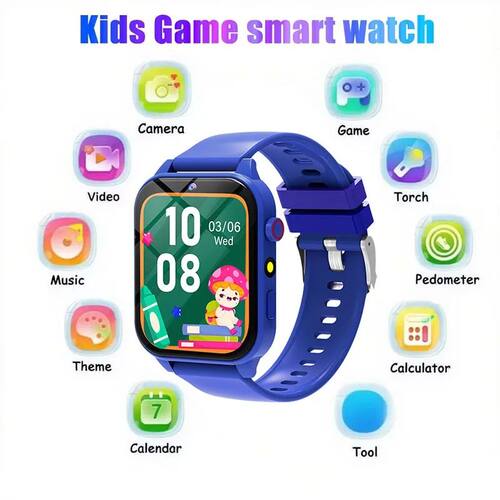 New Smart Watch Kids Toys 18 Games Sleep Monitoring Alarm Cl