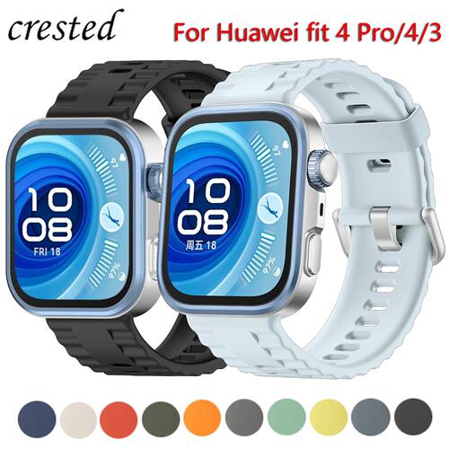 Original Silicone Band For Huawei Watch Fit 4 Pro Strap Acce