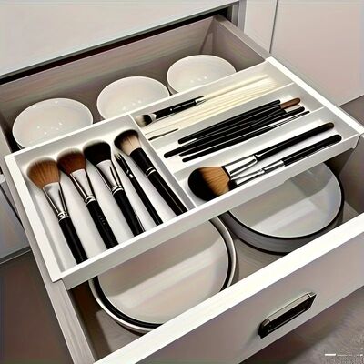 1pc Adjustable Drawer Organizer for KitchenBathroom & Bedroo