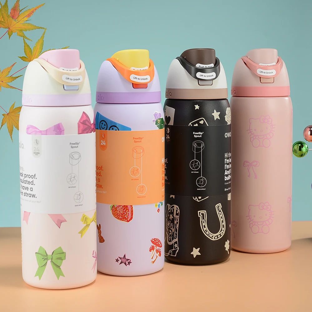 Owala Insulated Stainless Steel Water Bottle with Straw BPA-