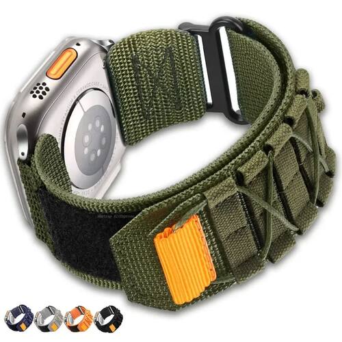 Loop Nylon Strap for Apple Watch Ultra Band 49mm 45mm 44mm T