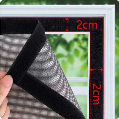 Summer simple black mosquito net with multiple sizes to choo