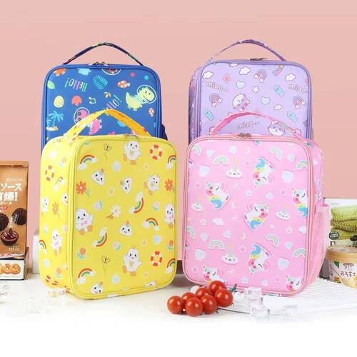 Students Aluminum oil Thickened Handheld Lunch Bag Insulated