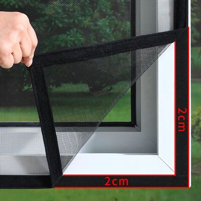 Customizable size anti-mosquito window screen self adhesive