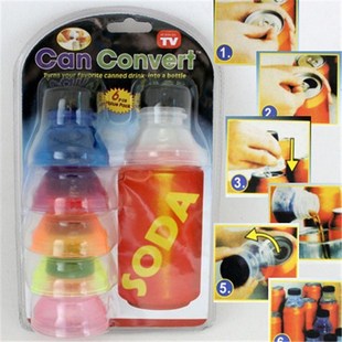 Can Convert Resealable 6pcs Pack Tops Bottle Value
