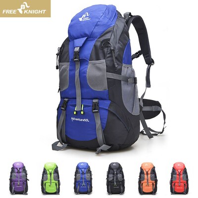 50L Outdoor Climbing Camping Waterproof Hiking Backpack 背包