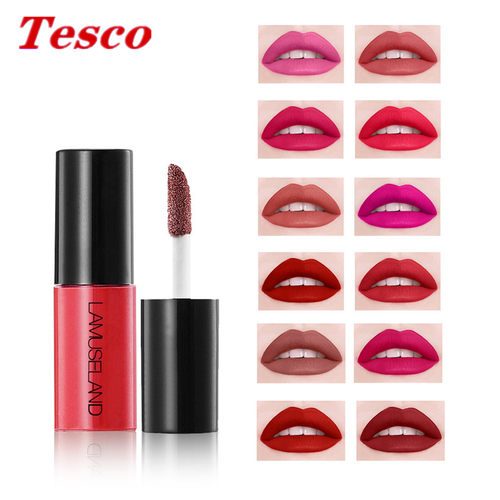12 Colors Mini Matte Lip Gloss Lip Glaze Lipstick makeup口红 - 封面