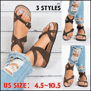 сандалии sandals flat size women 大码 凉鞋 big