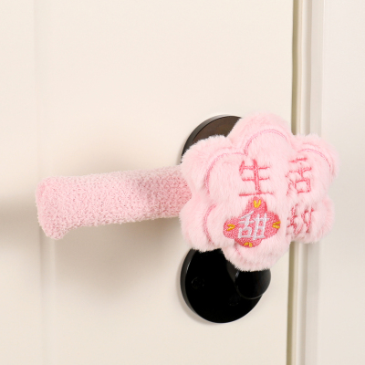 可爱门把手保护套防碰撞防盗门
