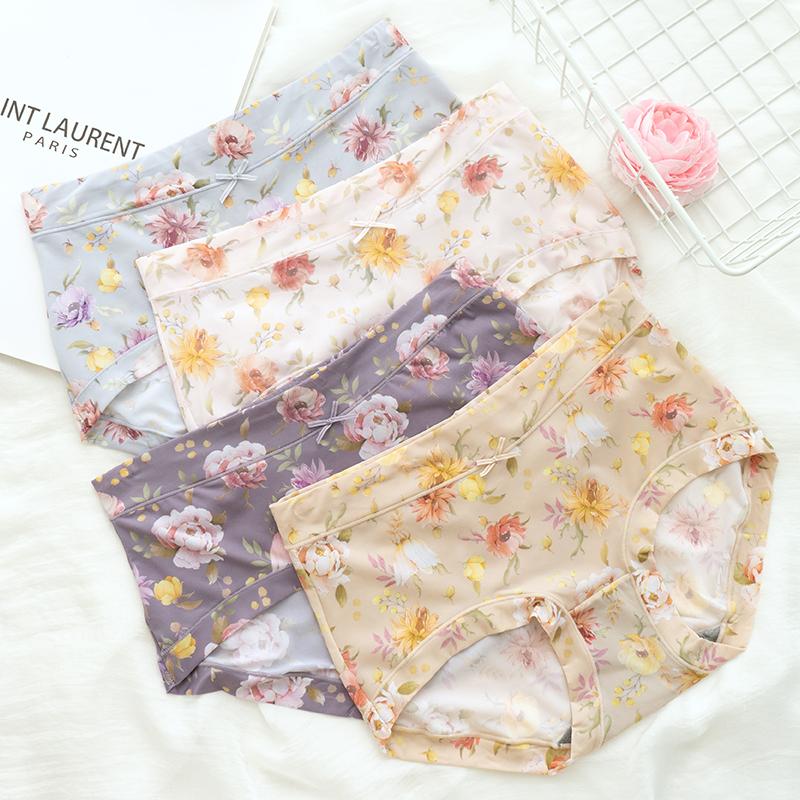 冰丝内裤中腰速干透气石墨烯抑菌