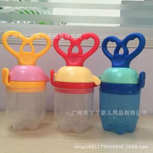 厂家生产直销咬咬乐 旋转推进式咬咬乐 摇铃果蔬咬咬乐 咬咬袋