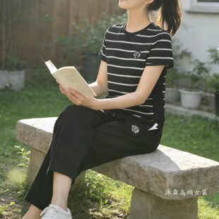 气质宽松运动休闲两件套装 大码 300002 新款 台湾1668道尚遇2026夏季