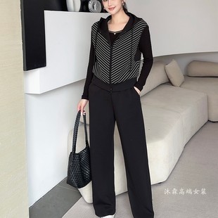 阳龙2025秋冬新上衣B25-5503配裤子5505大码显瘦休闲运动两件套装