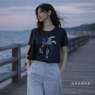 台湾1668道尚遇2026夏季 大码 显瘦宽松打底衫 上衣t恤560752 新时尚
