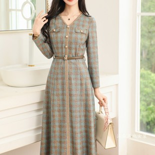 气质修身 显瘦大码 妈妈婚宴礼服连衣裙2016 时尚 沐紫霖2025秋冬新款