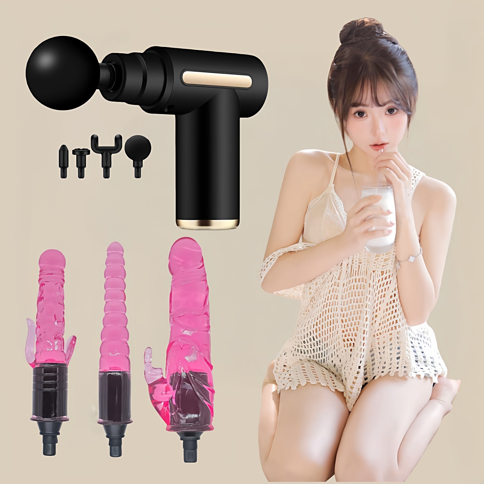 筋膜枪改装头硅胶按摩头转接替换头电动枪头按摩仪肌肉按摩放松仪,运动/瑜伽/健身/球迷用品,筋膜枪,淘宝优惠券,粉丝福利购,淘宝优惠卷