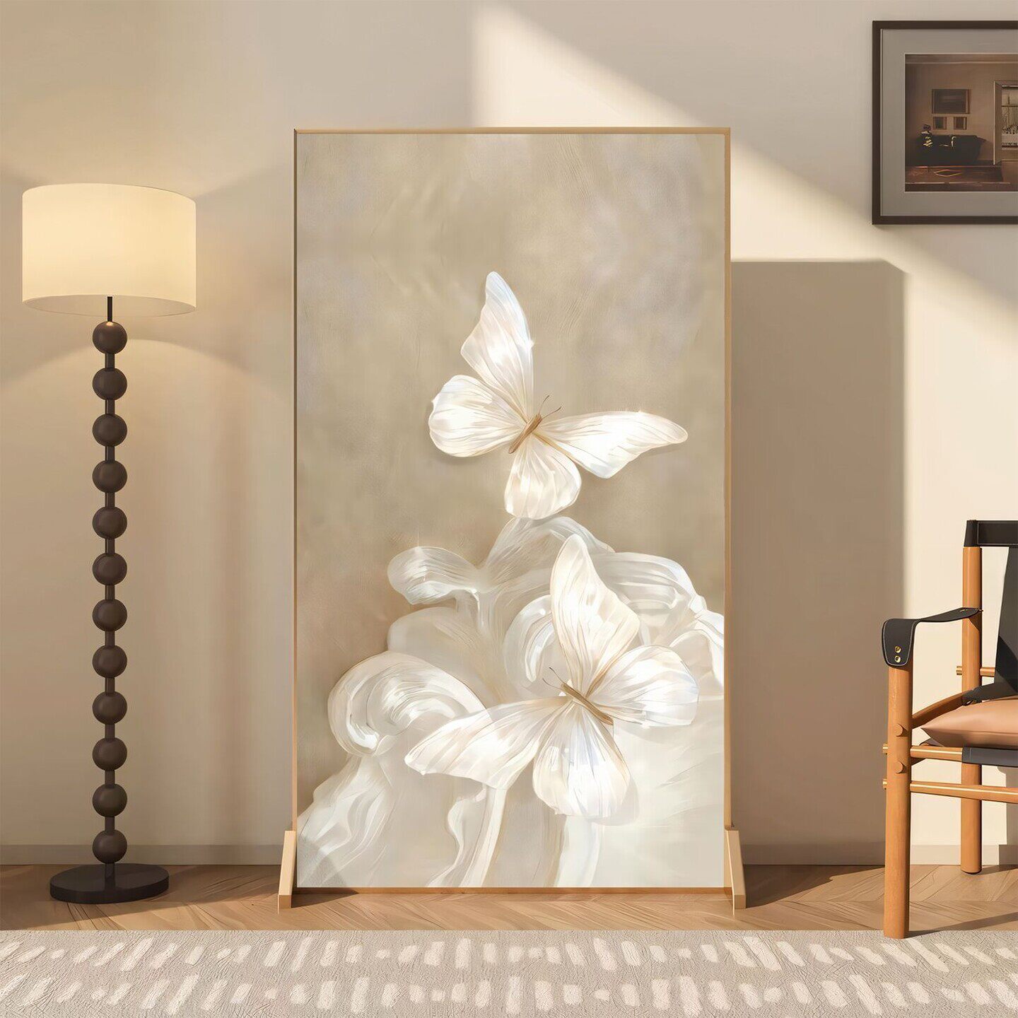 布艺屏风隔断客厅现代简约入户玄关家用卧室酒店遮挡移动座屏