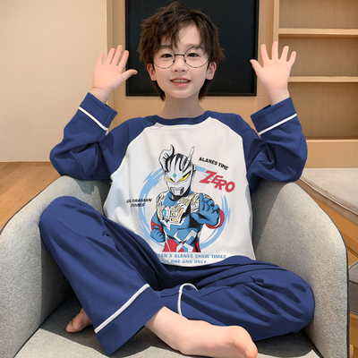 秋冬季儿童纯棉睡衣2025新款赛罗