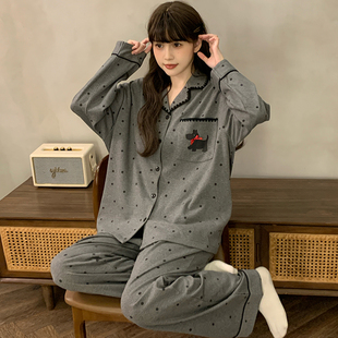 纯棉睡衣女款高级感套装腊肠狗衣服2026时尚洋气家居服女可外穿冬