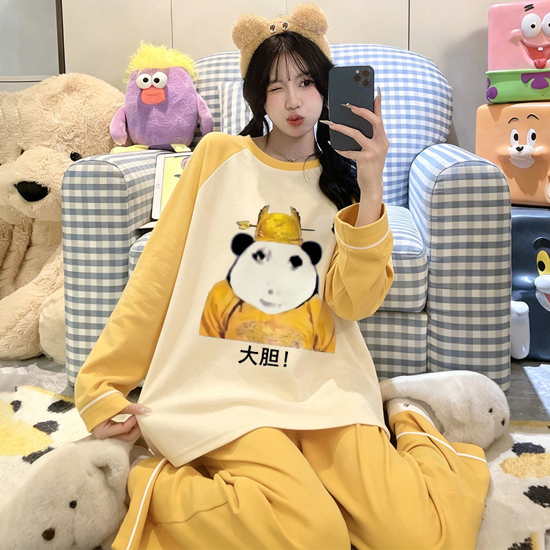 搞怪睡衣女皇帝衣服抽象大胆龙图