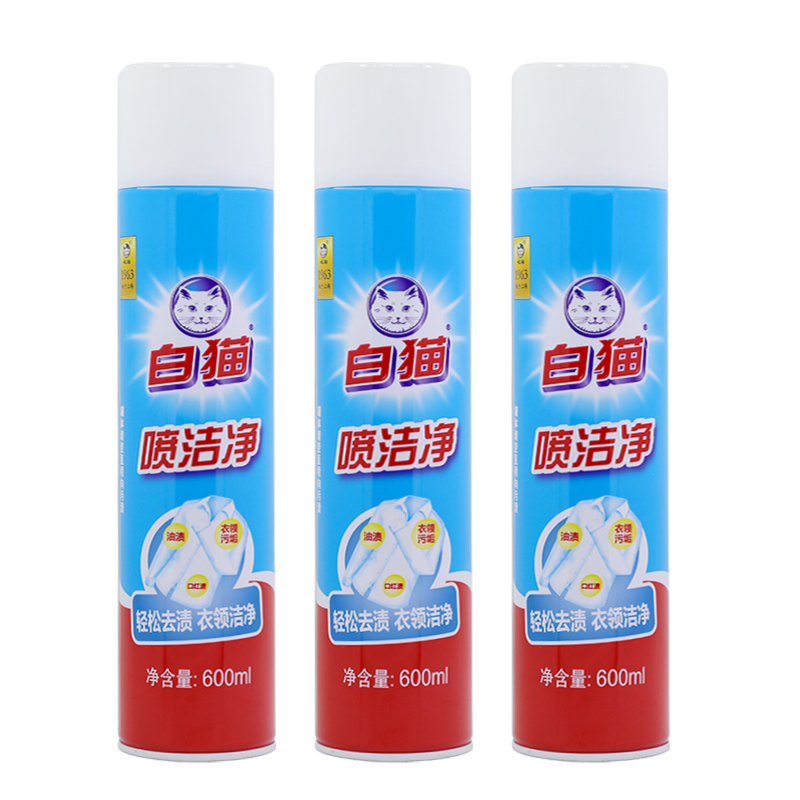 白猫喷洁净600ml*4大瓶