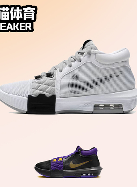 Nike 耐克詹姆斯LEBRON WITNESS男子 低帮篮球鞋 白色 FB2237-100