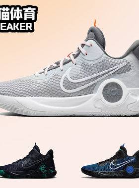 Nike KD Trey 5 EP 杜兰特5 白灰 男子减震实战篮球鞋CW3402-011
