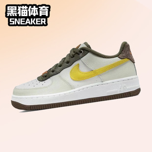 芥末黄 171 低帮 板鞋 耐克AF1 Force 女子 FV3647 Nike Air