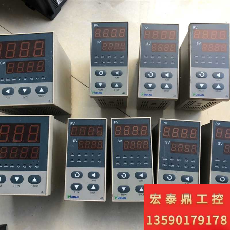 udian宇电仪表智能数显ai-518温控表,拆机9个,成色议价