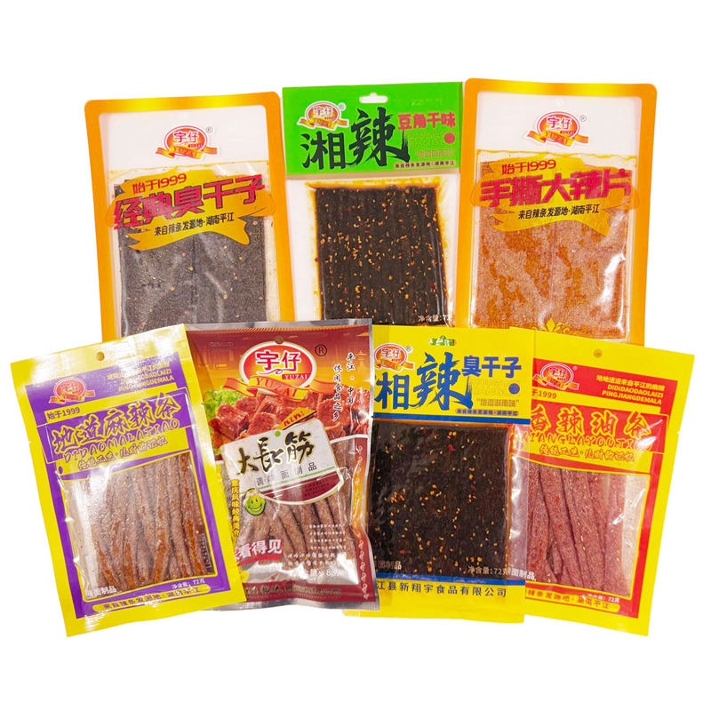 宇仔辣条香辣油条湘辣臭干子