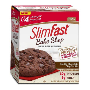 美国直邮SlimFast bakeshop 巧克力薄饼无麸质 低碳生酮小吃260g