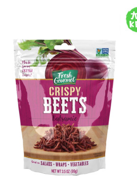 美国直邮Fresh Gourmet Crispy Beets 脆甜菜碎 低碳美食沙拉伴侣